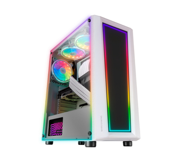 CAJA SEMITORRE MCART BLANCO ATX MARS GAMING