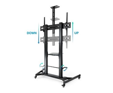 SOPORTE SUELO + REGULACION 60''-100'' NEGRO TOOQ