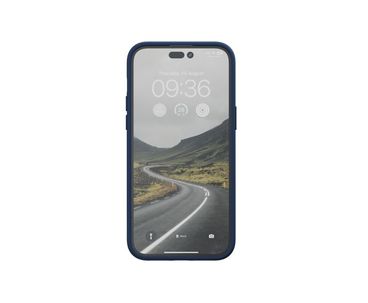 FUNDA MAGSAFE IPHONE 12/13/14 PRO MAX PIEL DE SALMON AZUL PETROLEO NJORD