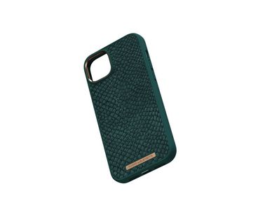 FUNDA MAGSAFE IPHONE 12/13/14 PLUS PIEL DE SALMON VERDE OSCURO NJORD