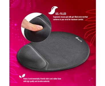 ALFOMBRILLA MOUSE KILIM GEL NEGRO NGS