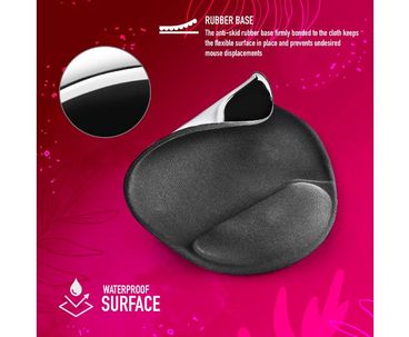 ALFOMBRILLA MOUSE KILIM GEL NEGRO NGS