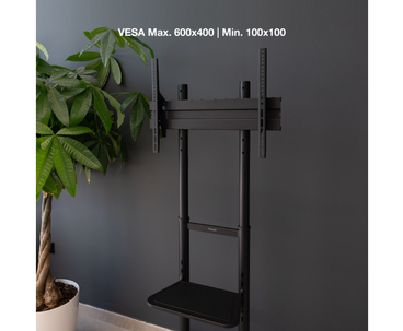 SOPORTE SUELO RAMSES 37''-70'' NEGRO TOOQ