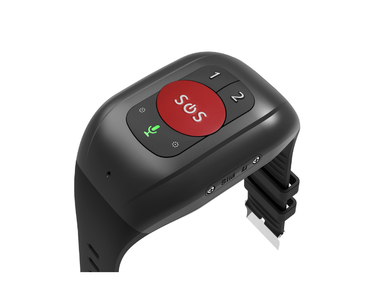 PULSERA PARA ANCIANOS CON SOS 4G GPS ROJO LEOTEC