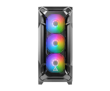 CAJA SEMITORRE ATX DF600 FLUX RGB NEGRO ANTEC
