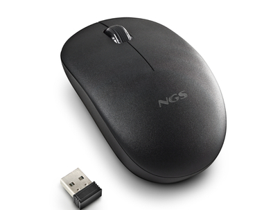 RATON NOTEBOOK OPTICO WIRELESS FOG PRO NEGRO NGS