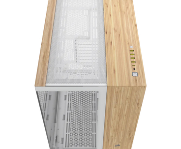 CAJA SEMITORRE ATX 6500X TG WHITE/BAMBOO WOOD CORSAIR