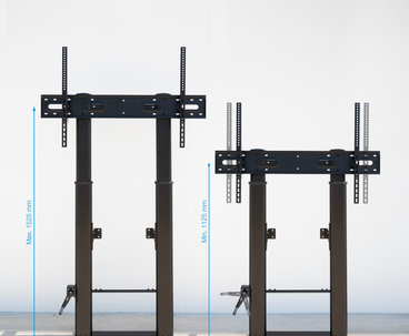 SOPORTE SUELO/PARED FIJO REGULABLE ALTURA 55"-100" LOTTUSNEGRO TOOQ