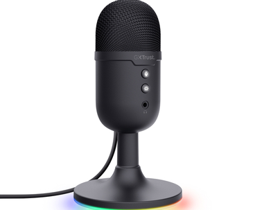 MICROFONO GXT 234 YUNIX RGB NEGRO TRUST