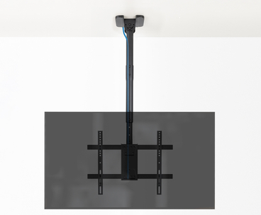 SOPORTE TECHO PANTALLAS 32"-75" GIRO/INCLINABLE NEGRO TOOQ