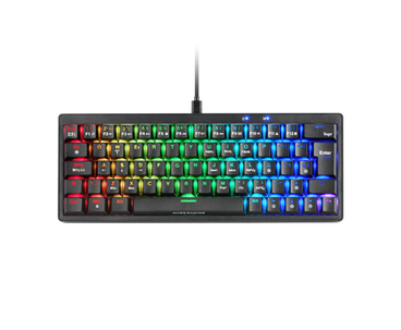 TECLADO MECANICO MKMINIPRO LINEAR LUBRICATED SWITCHES RGB NEGRO MARS GAMING