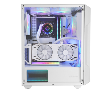 CAJA SEMITORRE ATX MC-GEO FRGB BLANCO MARS GAMING