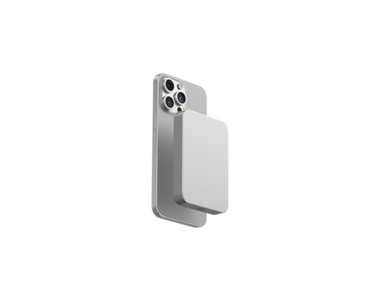 POWER BANK MAGNETICA WIRELESS 10000mAh PLATA LINQ