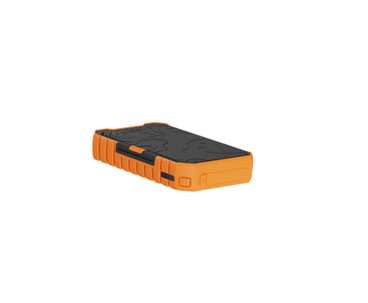 POWER BANK RUGERIZADO DE ENERGIA SOLAR XR-203 10000mAh NEGRO/NARANJA XTORM