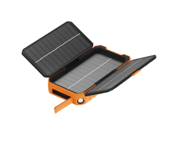 POWER BANK RUGERIZADO DE ENERGIA SOLAR XR-203 10000mAh NEGRO/NARANJA XTORM