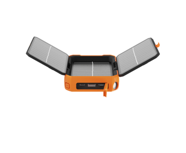 POWER BANK RUGERIZADO DE ENERGIA SOLAR XR-203 10000mAh NEGRO/NARANJA XTORM