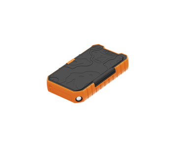 POWER BANK RUGERIZADO DE ENERGIA SOLAR XR-203 10000mAh NEGRO/NARANJA XTORM