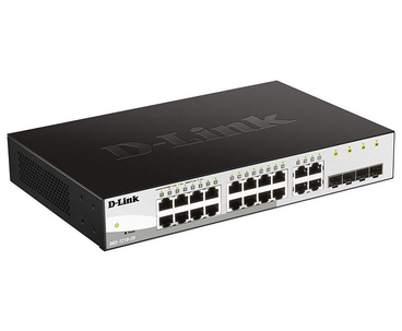 D-LINK SWITCH 20 PUERTOS 10/100/1Gbit w/4 Combo 1000BaseT/SFP