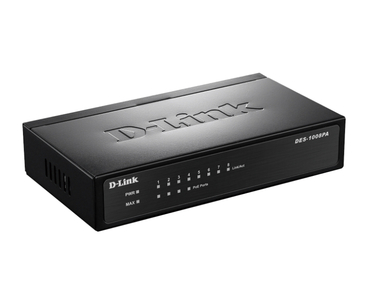 D-LINK SWITCH 8 PUERTOS 10/100 (4 PoE)